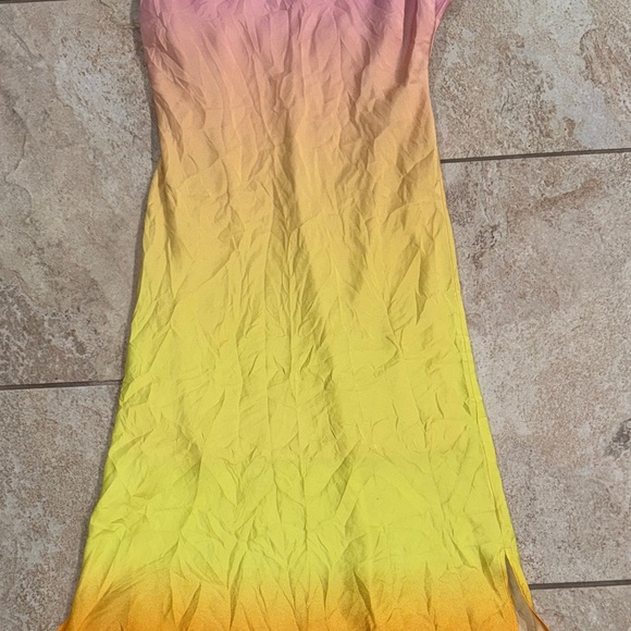 Express Sunset Spaghetti Strap Dress Size Medium - Picture 5 of 8